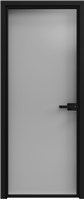 Софья дверь Серебро Темное (T12) Черный Темно-серый зеркальный,  Стекло