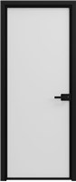 Софья дверь Матовый белый (T15) Черный Белый матовый,  Стекло