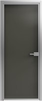Софья дверь Глянцевый черный (T18) Серебро Черный глянец,  Стекло