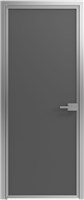 Софья дверь Матовый черный (T19) Серебро Черный матовый,  Стекло